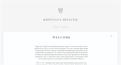 Desktop Screenshot of kristacek.com