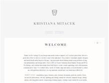 Tablet Screenshot of kristacek.com